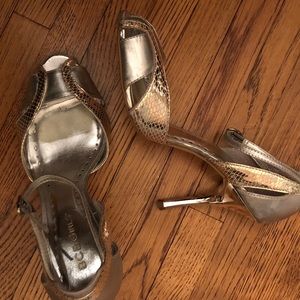 BCBGirls ankle strap heels